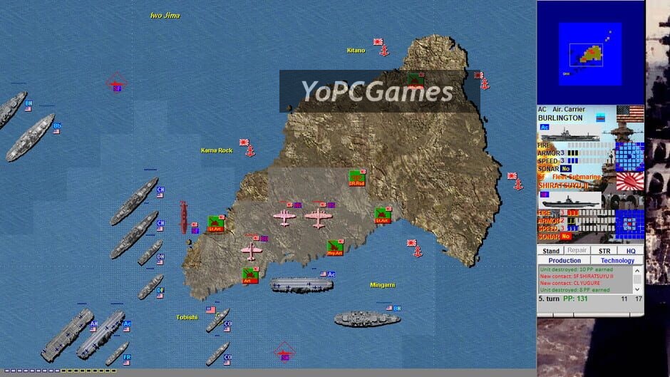 battleships and carriers - ww2 battleship game screenshot 4