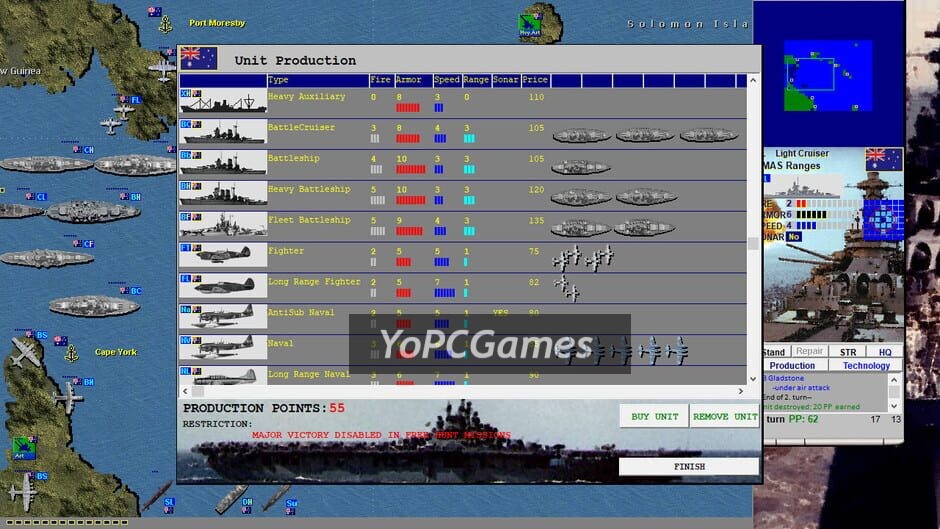 battleships and carriers - ww2 battleship game screenshot 5