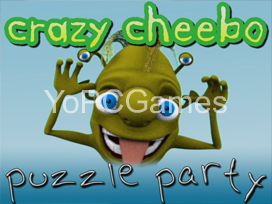 crazy cheebo: puzzle party poster
