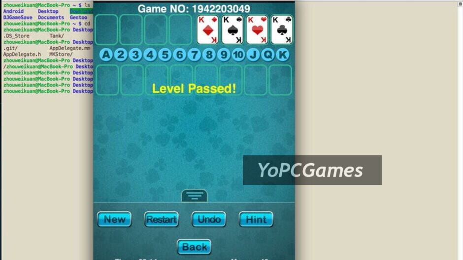 freecell - card game screenshot 1