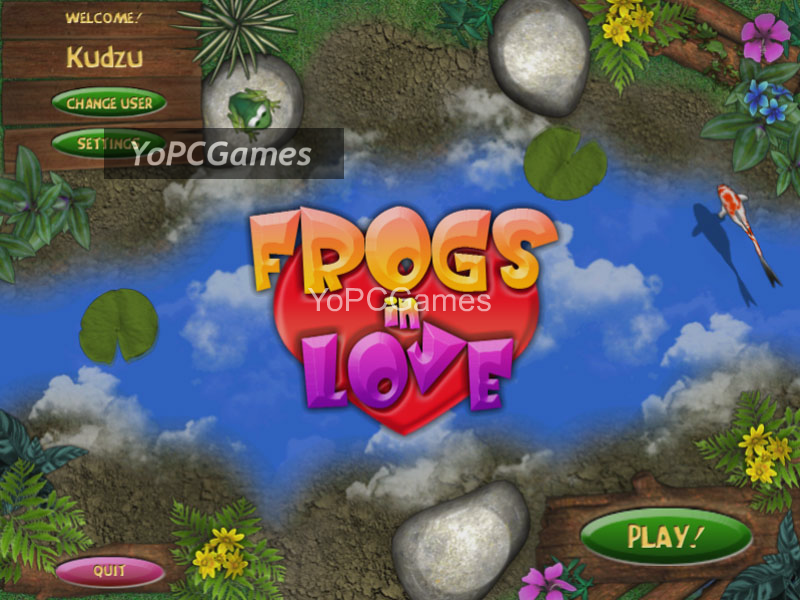 frogs in love poster