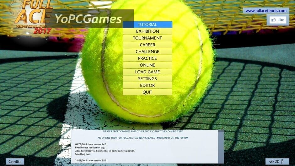 full ace tennis simulator screenshot 3