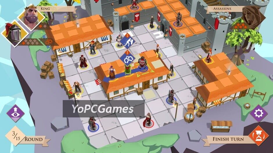 king and assassins: the board game screenshot 2