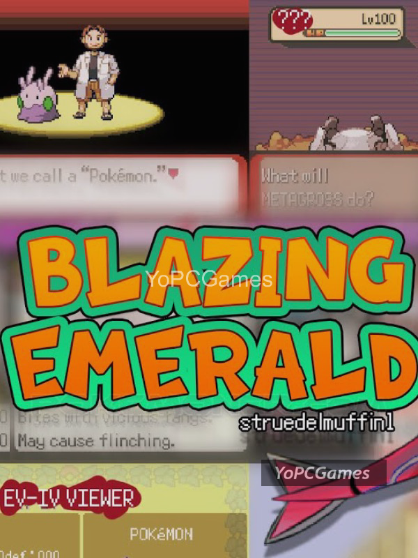 pokemon blazing emerald poster