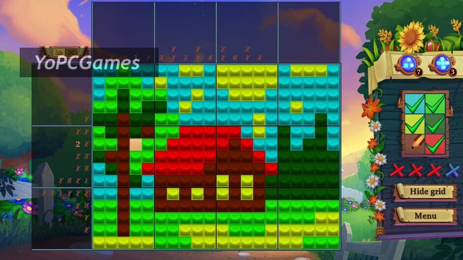 adventure mosaics: granny’s farm screenshot 1