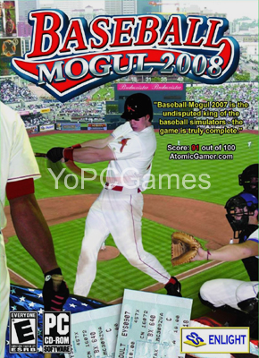 baseball mogul 2008 poster