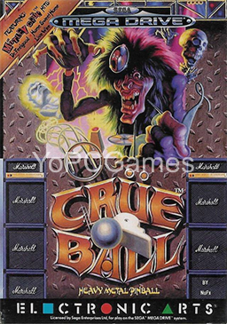 crue ball: heavy metal pinball cover