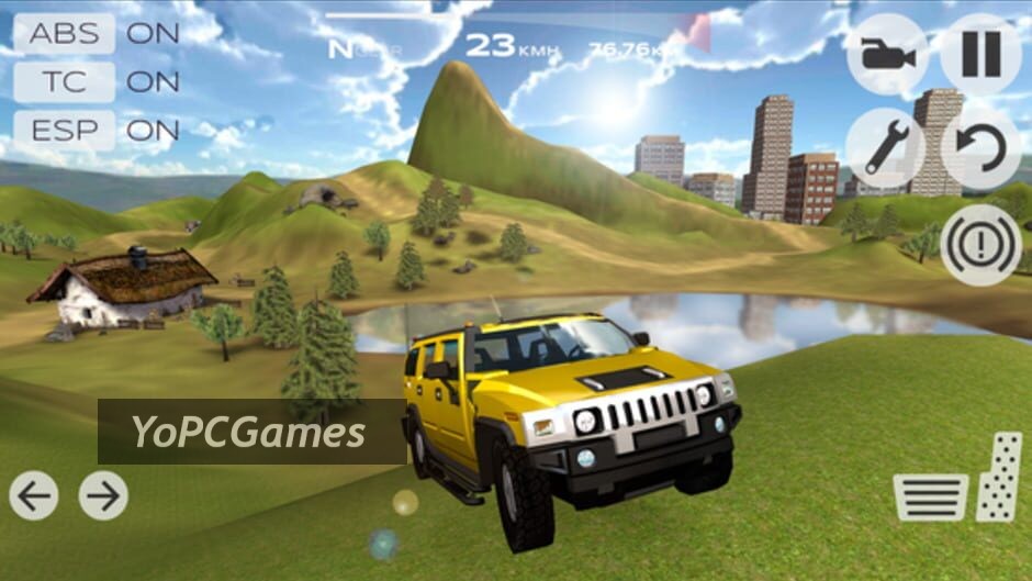 extreme car driving simulator screenshot 2