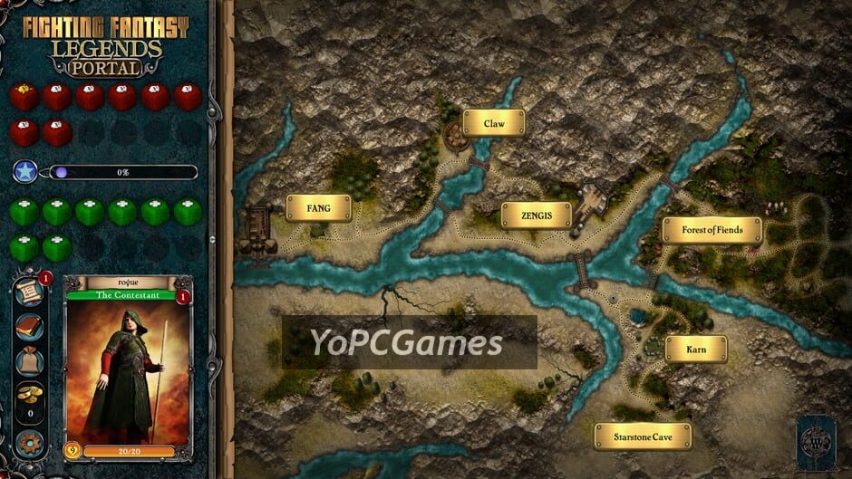 fighting fantasy legends portal screenshot 2