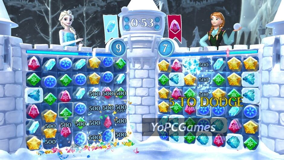 frozen free fall: snowball fight screenshot 1