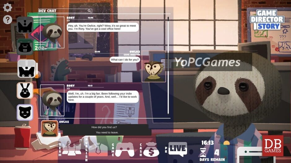 game director story screenshot 2