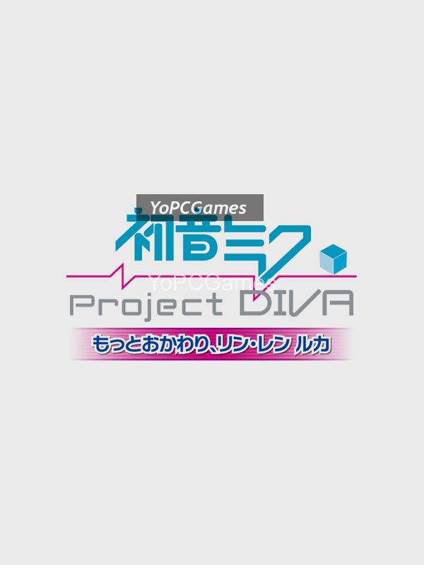 hatsune miku: project diva: motto okawari, rin, len, luka poster