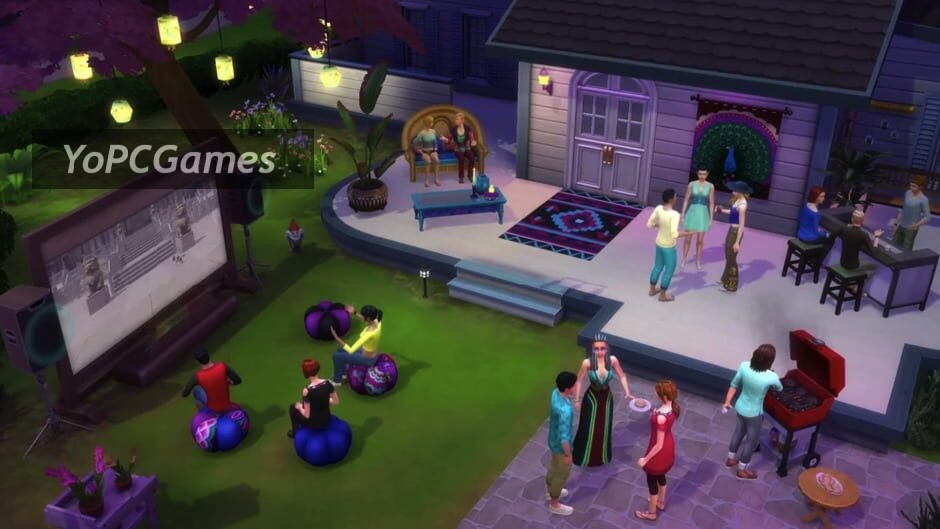 the sims 4: movie hangout stuff screenshot 1