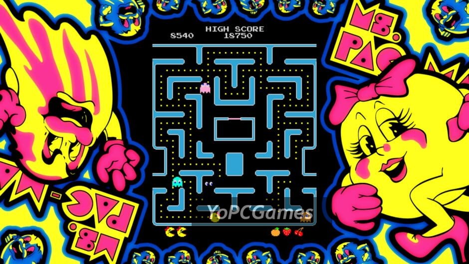arcade game series: ms. pac-man screenshot 1