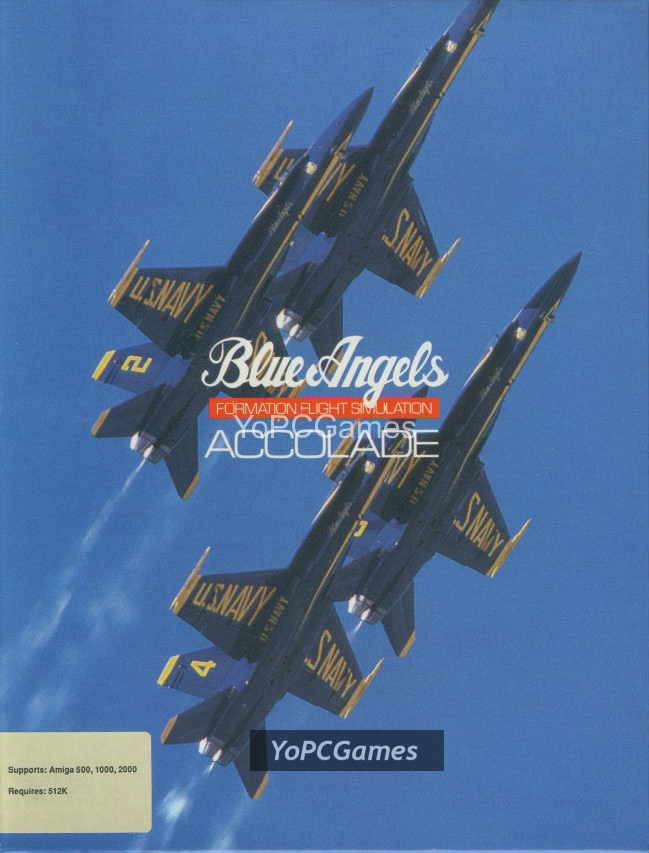 blue angels: formation flight simulation poster