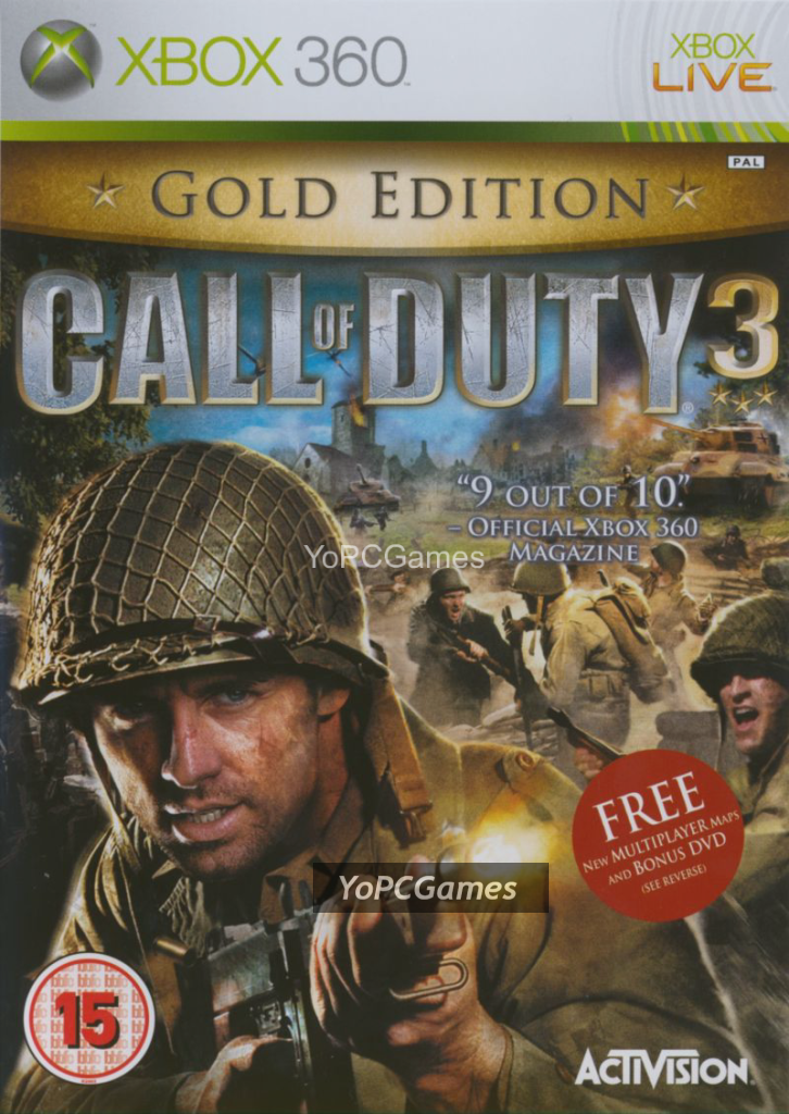 call of duty 3: gold edition game