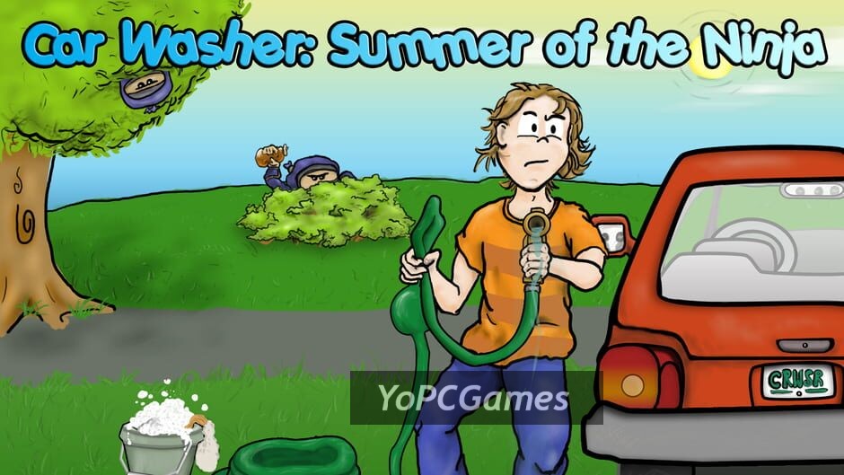 car washer: summer of the ninja screenshot 1