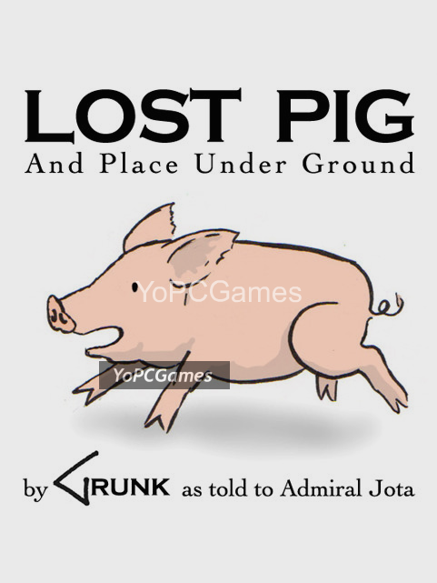 lost pig (and place under ground) poster