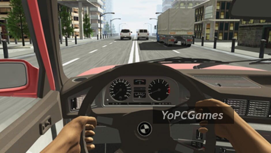 racing in car screenshot 1
