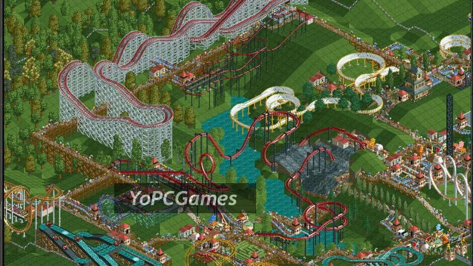 rollercoaster tycoon: deluxe screenshot 2