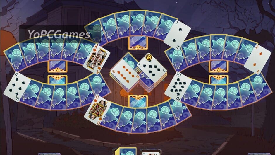 solitaire game halloween 2 screenshot 1