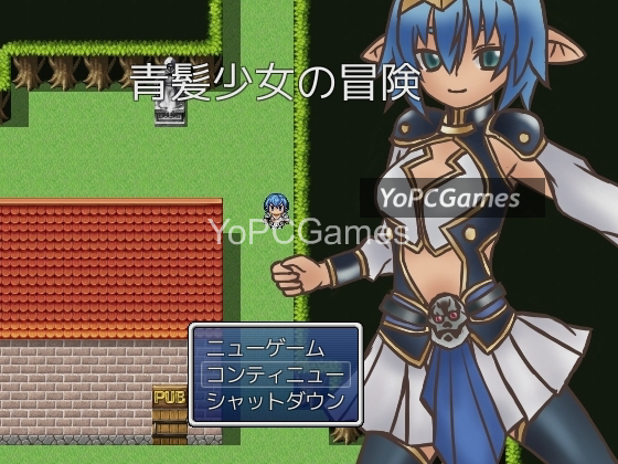 the adventure of a blue-haired girl for pc