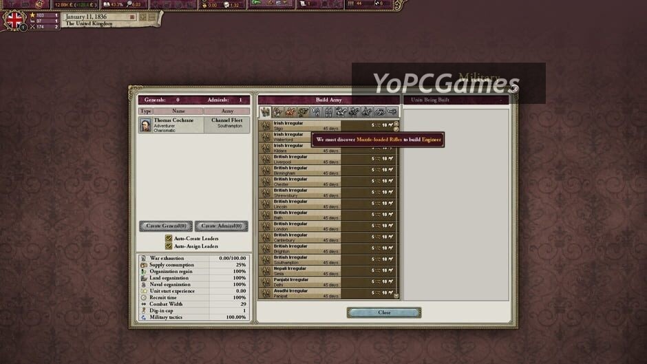 victoria ii: civil war edition screenshot 5