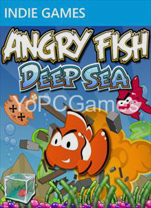 angry fish: deep sea poster