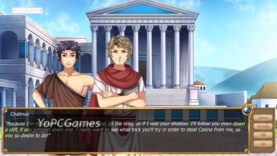casina: a visual novel set in ancient greece screenshot 1