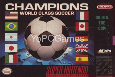 champions world class soccer poster