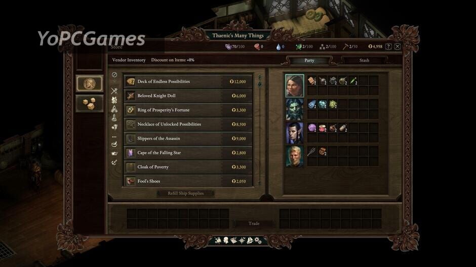 pillars of eternity ii: deadfire - deck of many things screenshot 3