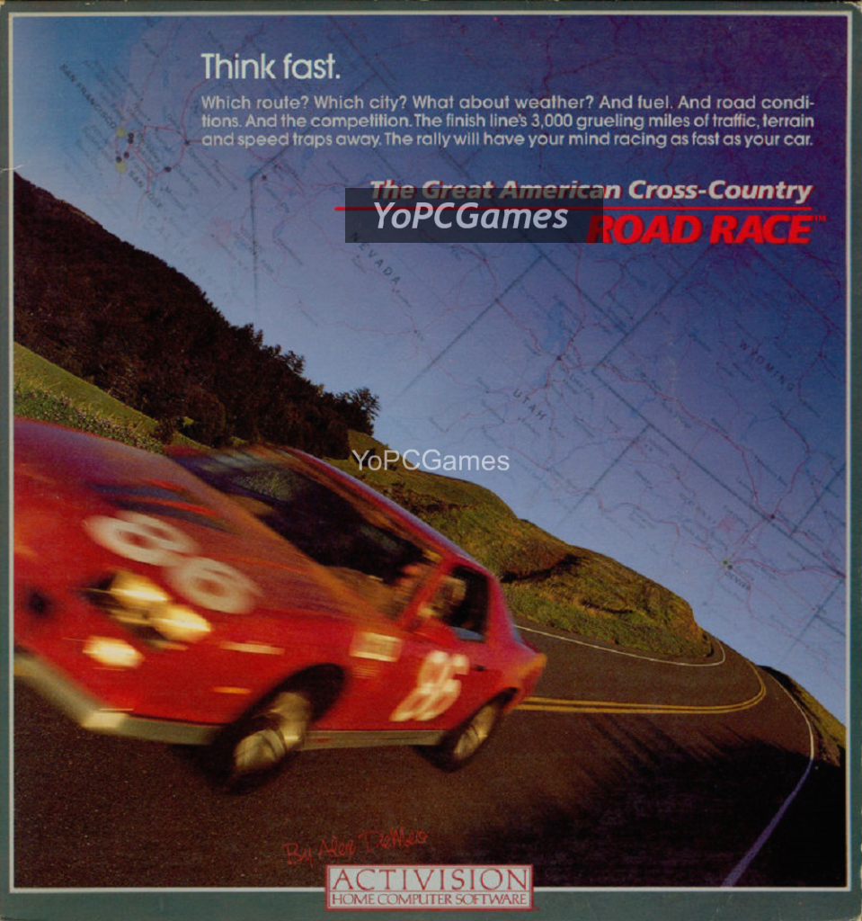 the great american cross-country road race game