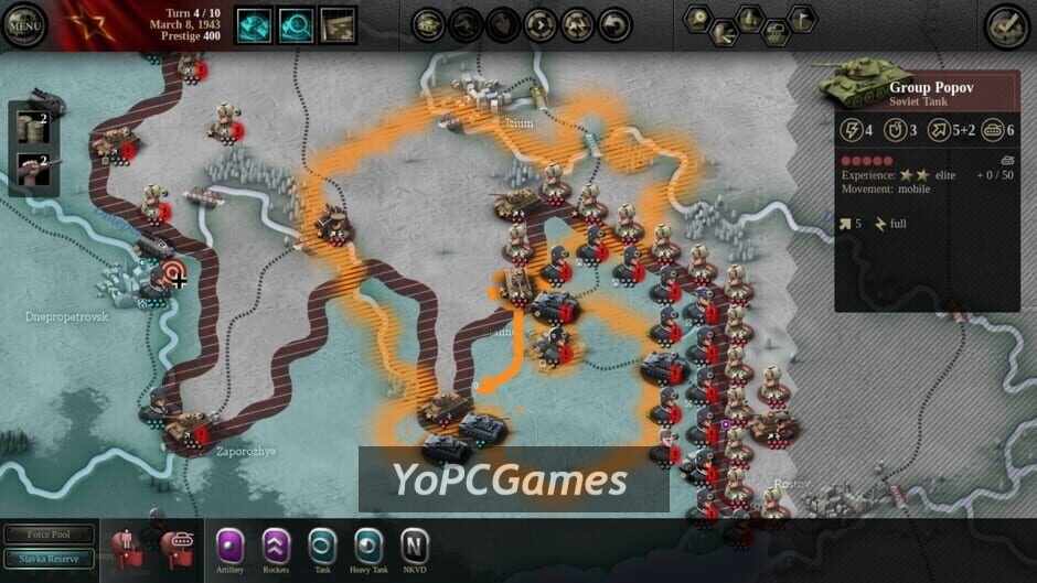 unity of command: stalingrad campaign screenshot 3