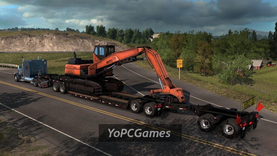 american truck simulator: forest machinery screenshot 2