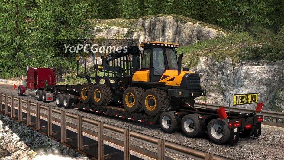 american truck simulator: forest machinery screenshot 5