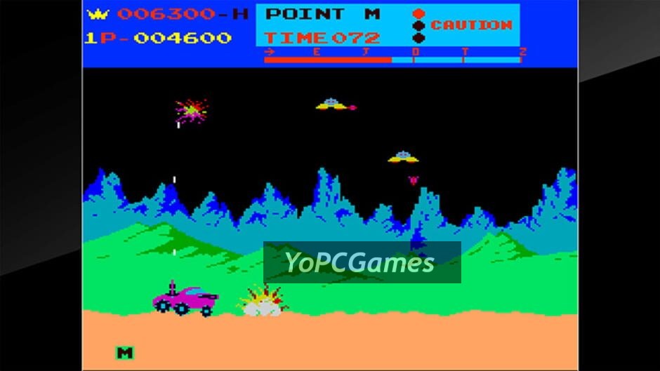 arcade archives: moon patrol screenshot 5