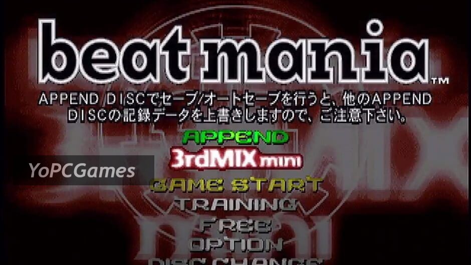 beatmania append 3rdmix mini screenshot 1