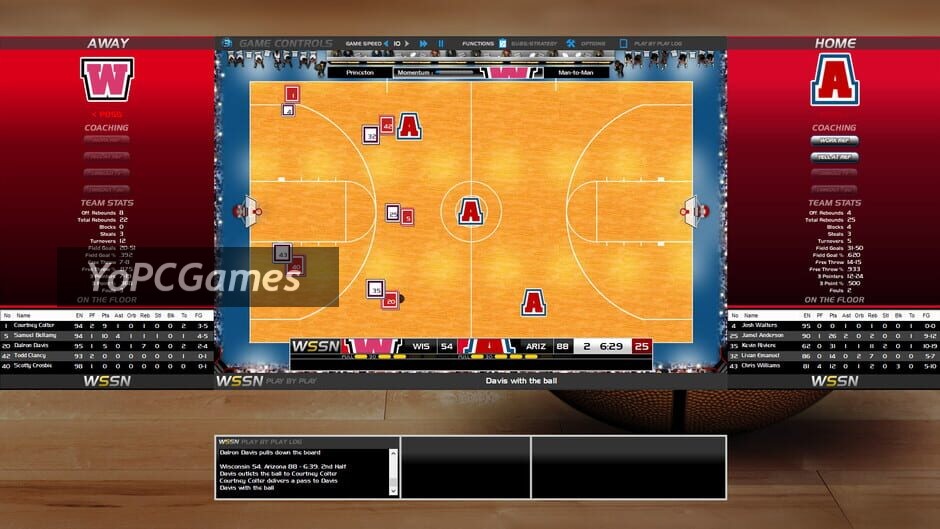 draft day sports college basketball 3 screenshot 2