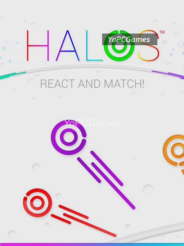 halos: react and match arcade game game