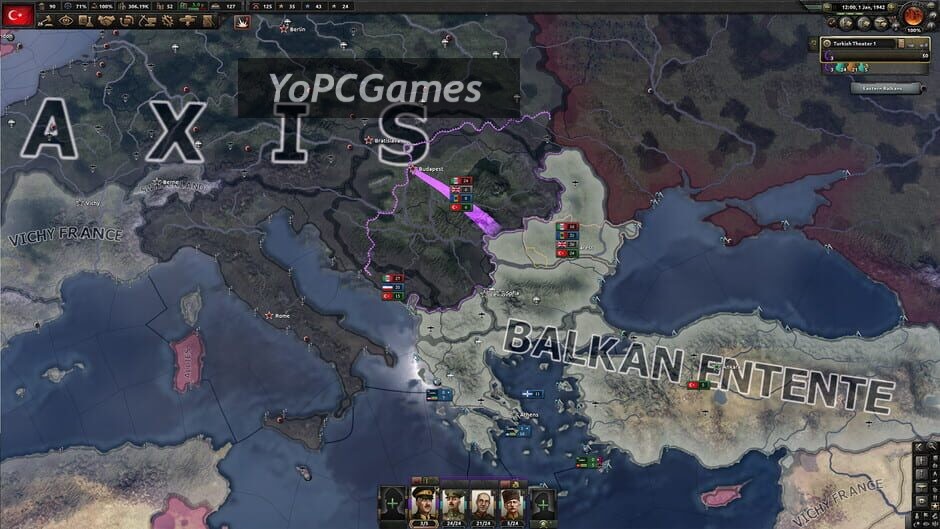 hearts of iron iv: battle for the bosporus screenshot 2