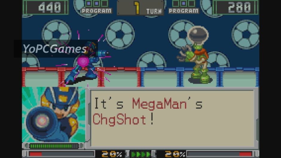 mega man battle chip challenge screenshot 2