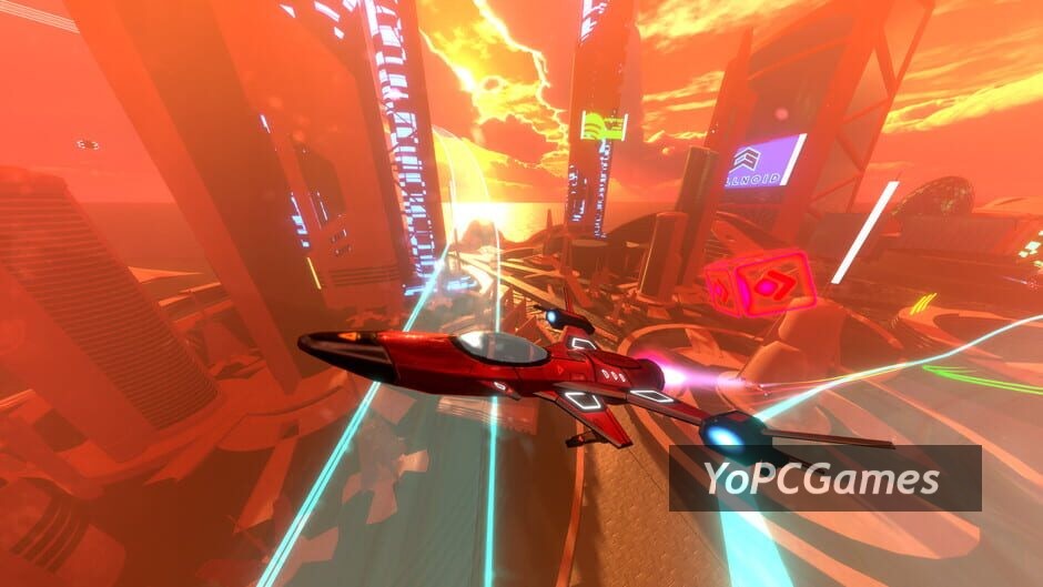 neon wings: air race screenshot 1