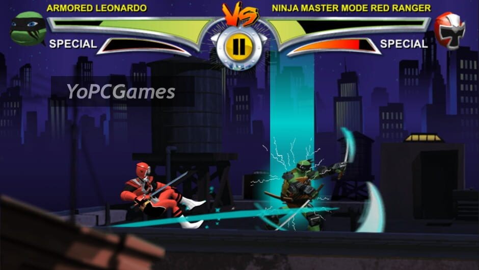 power rangers vs teenage mutant ninja turtles: ultimate hero clash 2 screenshot 1