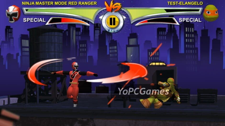 power rangers vs teenage mutant ninja turtles: ultimate hero clash 2 screenshot 3