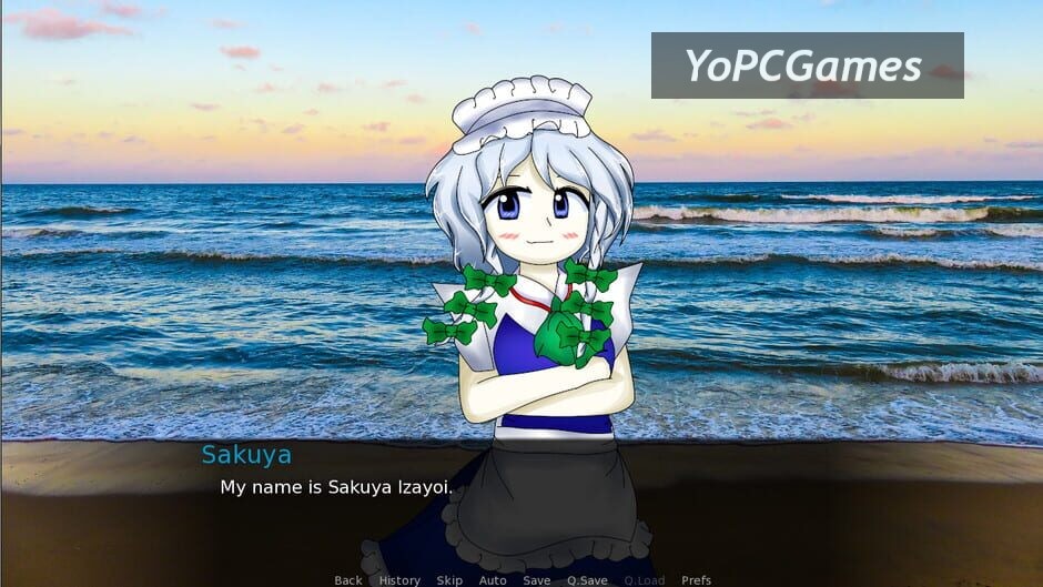 sakuya izayoi gives you advice and dabs screenshot 1