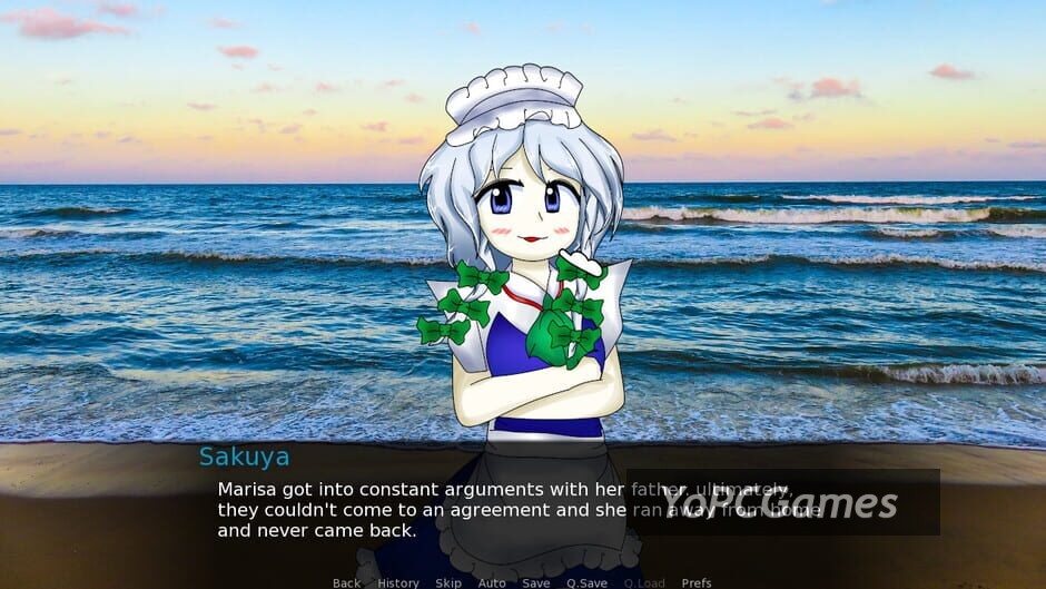 sakuya izayoi gives you advice and dabs screenshot 4