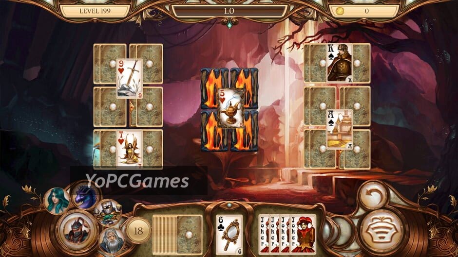 snow white solitaire. legacy of dwarves screenshot 3