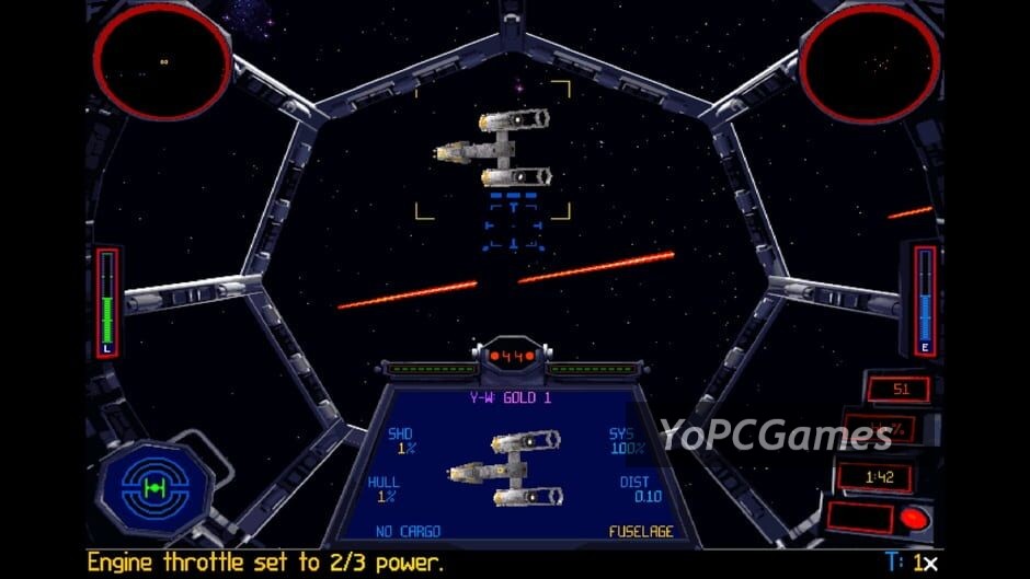 star wars: tie fighter - special edition screenshot 1