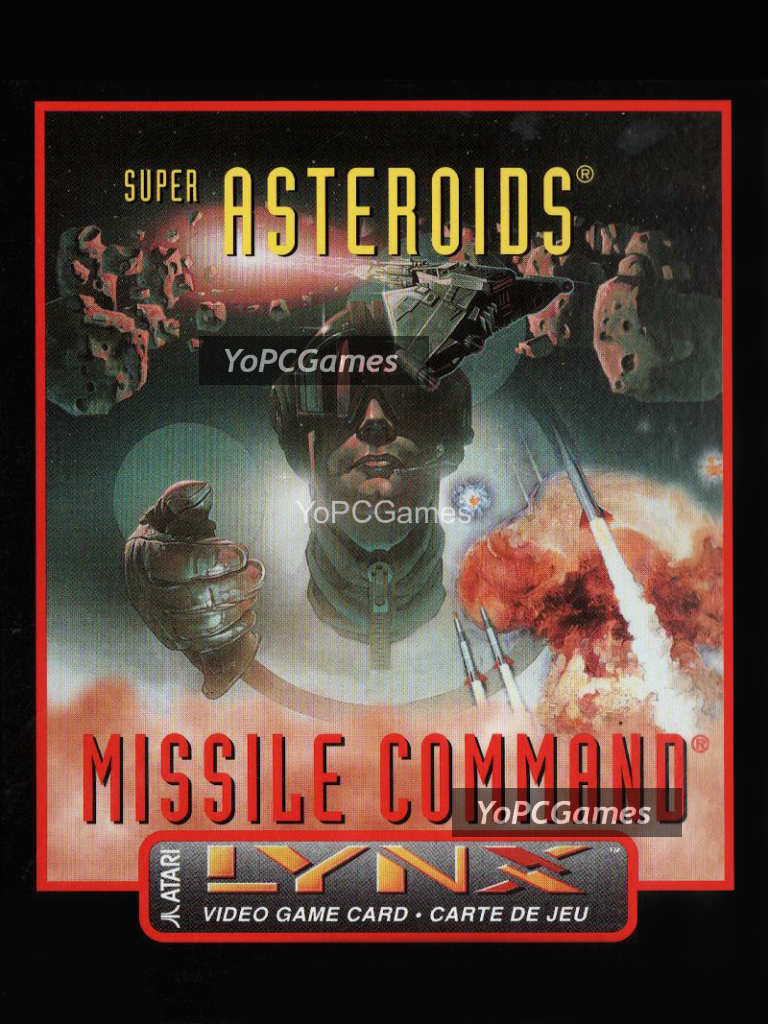 super asteroids & missile command pc