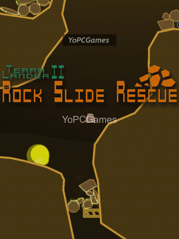 terra lander ii: rockslide rescue game